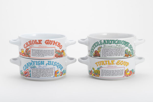 Restaurant Recipe Ceramic Soup Bowls (Set of 4) – Youngberg Company
