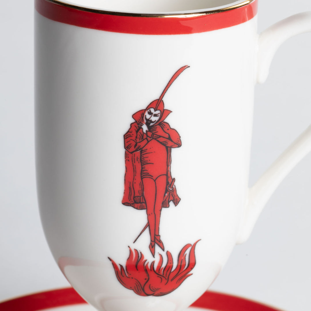 Devil Cafe Brulot Cup & Saucers (Set of 6) – Youngberg Company