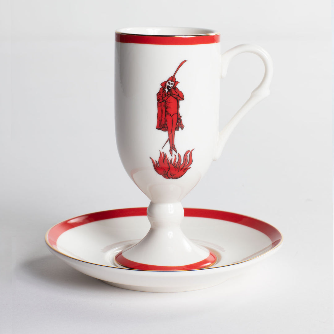 Devil Cafe Brulot Cup & Saucers (Set of 6) – Youngberg Company